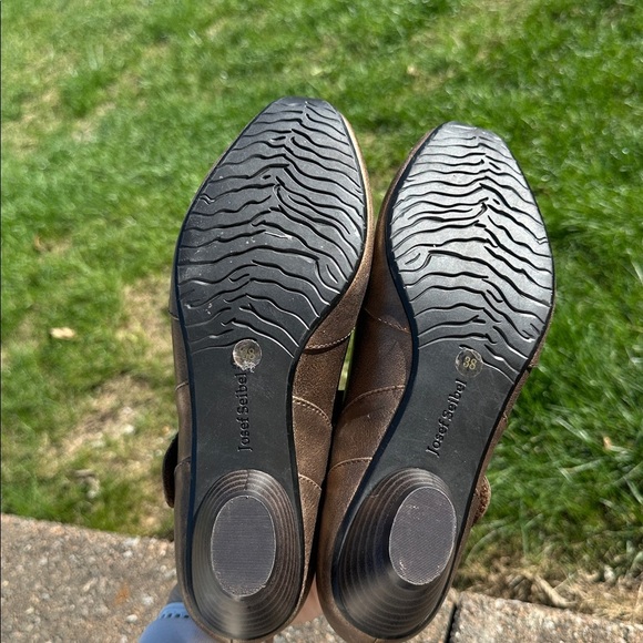 Joseph seibel Metallic Bronze Mary Jane Flats - Picture 6 of 7